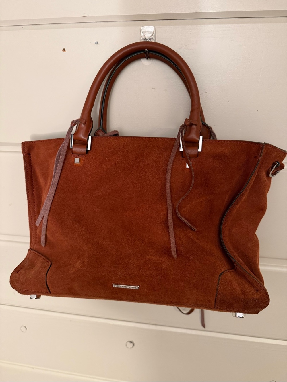 Rebecca Minkoff Rust Suede Satchel🌸